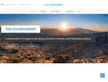 Tablet Screenshot of lovmovement.com